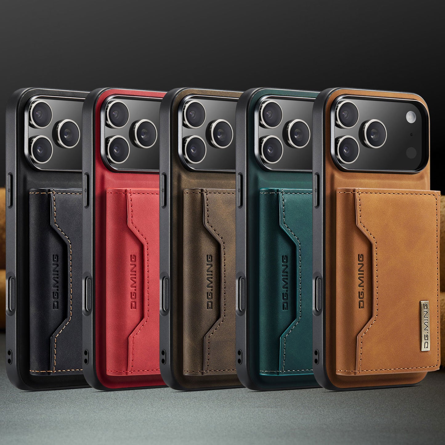 OboDesk Phone Case - 2 In 1 Magnetic Wallet Phone Case With Card Hol...