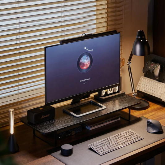 OboDesk Charging Cable - 100cm Large Monitor Stand Riser Wooden Desk Org...