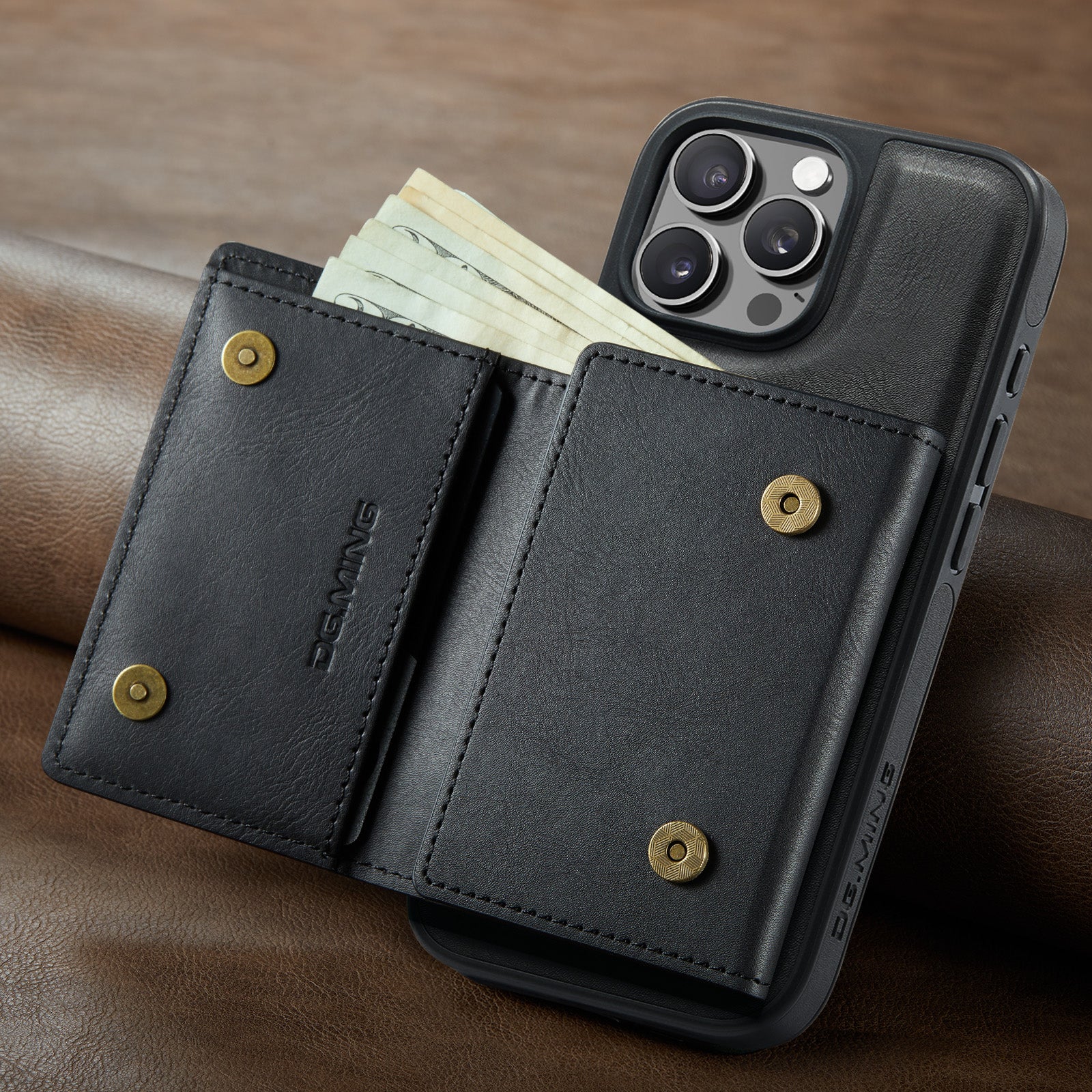 2-in-1 magnetic wallet case