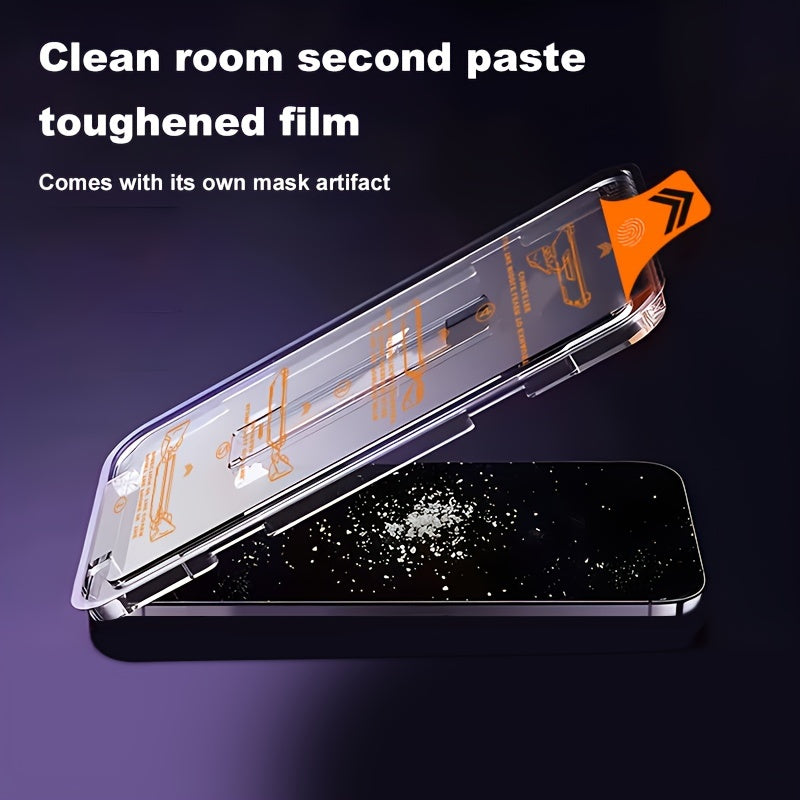 2 Pieces Tempered Film With Instant Stick Box, Suitable For Samsung Galaxy S23 Plus Screen Protector Film With Dust-free Compartment Instant Stick Box Tempered Film To Protect The Full Screen Of The Phone For Samsung Galaxy S